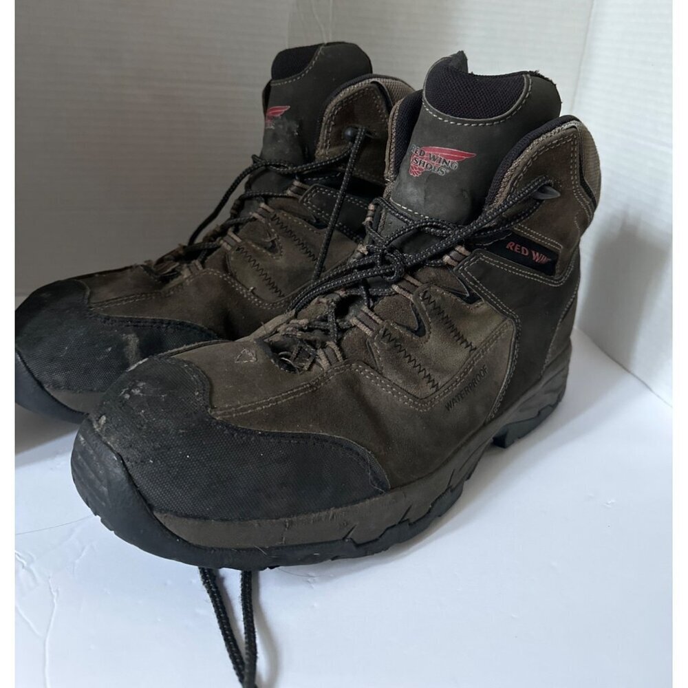 Red Wing Shoes Men’s Size 13 Waterproof Utility Hiking Boots Workwear Rugged - Picture 1 of 9